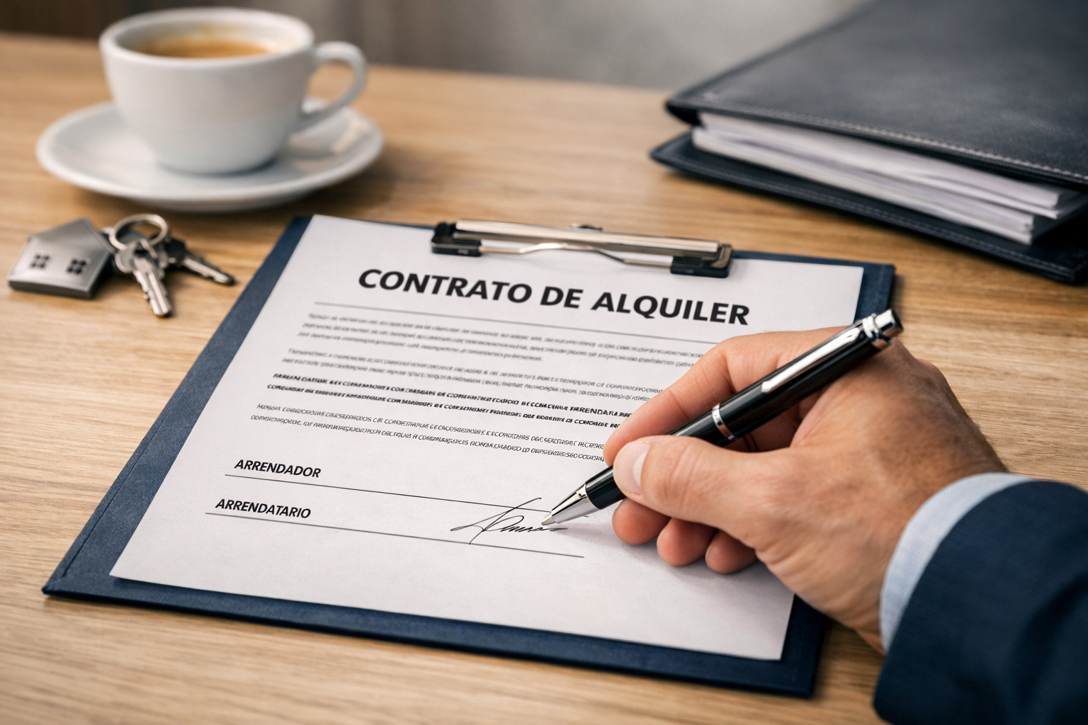 contrato alquiler Mostrador de ferretería protegido por seguro de comercio