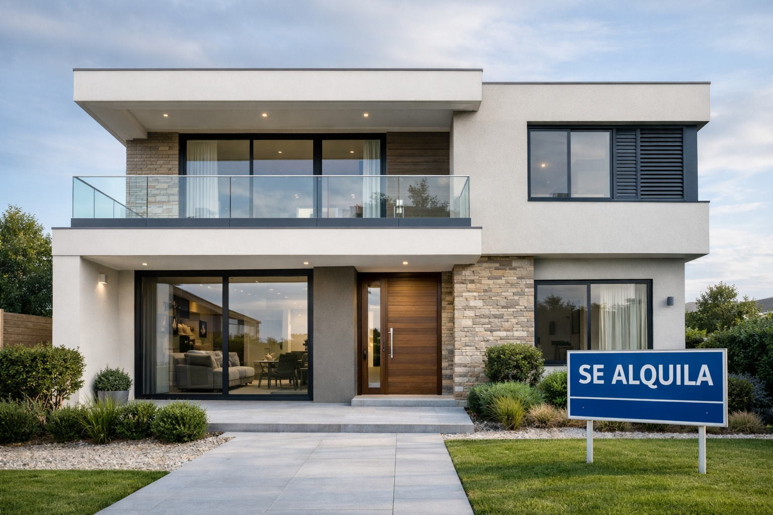 vivienda alquiler Fachada de ferretería asegurada con póliza comercial